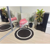 Brauner Runder Teppich Gehäkelt Rundteppich Türmatte Kleiner Bereich Wohnzimmer Schlafzimmer Häkelteppich Kinder Braun Matte Brauner Runder Teppich Gehäkelt Rundteppich Türmatte Kleiner Bereich Wohnzimmer Schlafzimmer Häkelteppich Kinder Braun Matte von MagicKnitShop