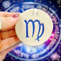 Virgo Sternzeichen Ornament, Sternzeichen, Astrologie Ornament Geschenk von MagicMoonPottery