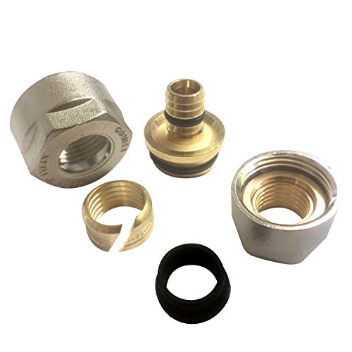 Klemmringverschraubung 20-17 - 16-14 x 2 mm mit Eurokonus 3/4 Zoll (17 x 2 mm) von MagicSAN