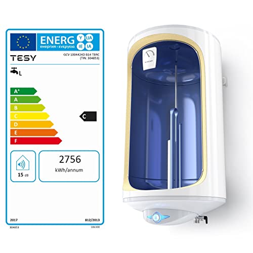 100 Liter Warmwasserspeicher Boiler Elektrospeicher Heizung emaillierter Stahlbehälter Anticalc von MagicSAN