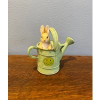 1994 Charpente Beatrix Potter Peter Rabbit in Einer Gießkanne Bank-Vintage Münze Bank von MagicalNostalgia