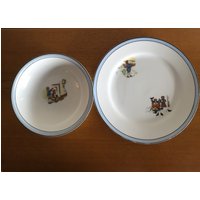 Noritake Kinderzimmer Rhyme Teller Und Schale - Vintage Kindergeschirr - Sammelgeschirr Noritake - Kindertisch Set Noritake Kinderzimmer Rhyme Teller Und Schale - Vintage Kindergeschirr - Sammelgeschirr Noritake - Kindertisch Set von MagicalNostalgia