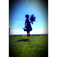 Annies Blumen Für Mama Große Vintage Metall Silhouette Den Garten Oder Yard Art Or Memorial Skulptur Annies Blumen Für Mama Große Vintage Metall Silhouette Den Garten Oder Yard Art Or Memorial Skulptur von MagicalRubbish