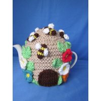 Handgefertigte 3 Cup Häkeln Tea Pot Gemütlich Mit Blumen Und Bienen. Tolles Geschenk Für Jemand Ganz Besonderen. Valentinstag Geschenk. Mama Handgefertigte 3 Cup Häkeln Tea Pot Gemütlich Mit Blumen Und Bienen. Tolles Geschenk Für Jemand Ganz Besonderen. Valentinstag Geschenk. Mama von MagicalStrings