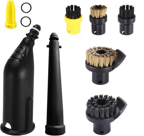 Magicbox 10-tlg Zubehörset für Kärcher Dampfreiniger SC1-SC5 Dampfreiniger | Profi Reinigungsset mit Verlängerungsdüse,Rundbürsten & Fugendüse | Teppichreinigung | Hitzebeständiges ABS+Nylon Magicbox 10-tlg Zubehörset für Kärcher Dampfreiniger SC1-SC5 Dampfreiniger | Profi Reinigungsset mit Verlängerungsdüse,Rundbürsten & Fugendüse | Teppichreinigung | Hitzebeständiges ABS+Nylon von Magicbox