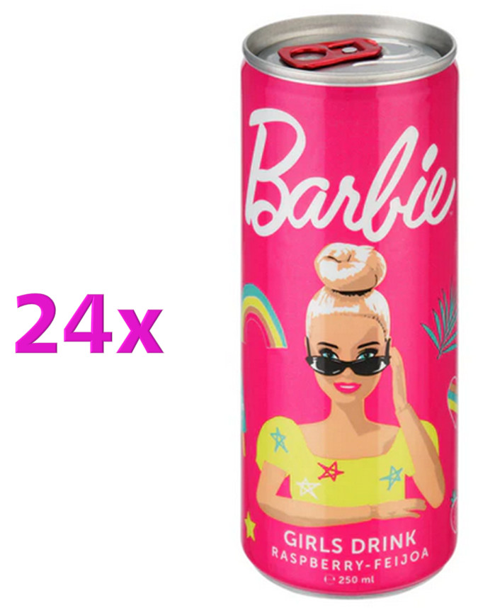 Barbie Girls Drink Raspberry Himbeermischgetränk mit Feijoa 24x 330 ml Barbie Girls Drink Raspberry Himbeermischgetränk mit Feijoa 24x 330 ml von Magicdrinks
