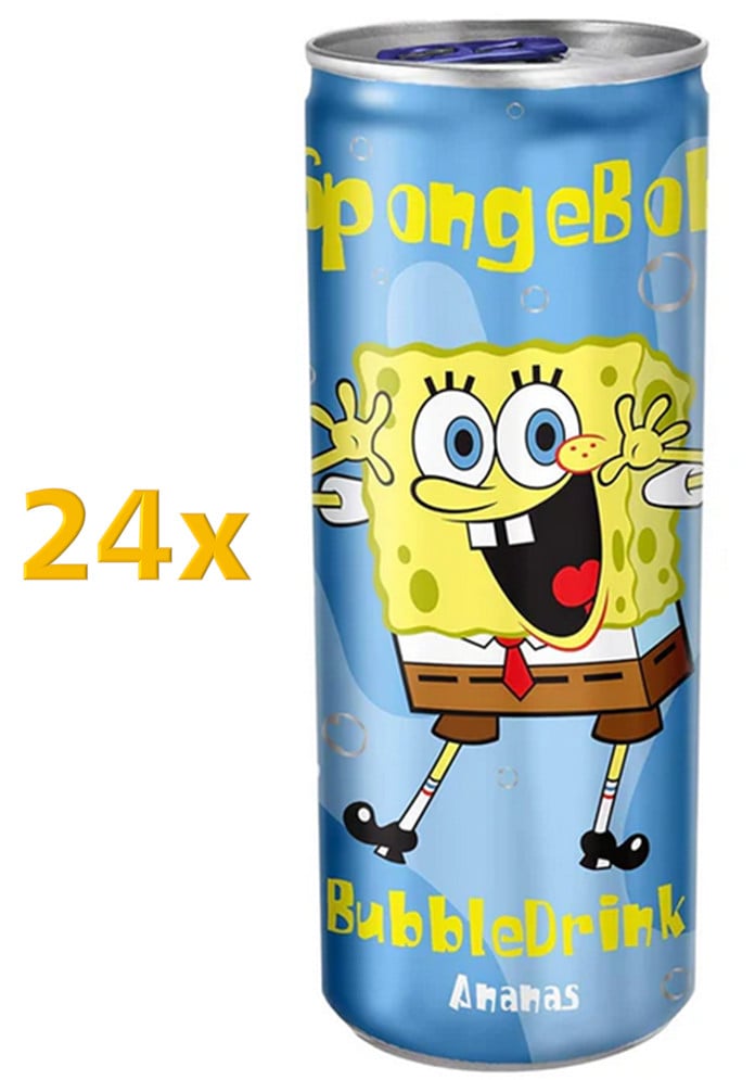 Spongebob Bubble Drink Ananas 24x 330 ml von Magicdrinks