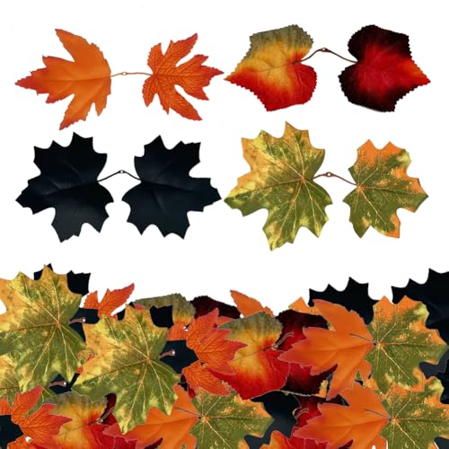 Magicherry Künstliche Ahornblätter, 4 Stile, künstliche Herbstblätter, Großpackung, sortierte Dekorationen für Herbst, Erntedankfest, Ernte, Festival, Hochzeit, Party, Jahreszeiten, Dekoration, Stil A Magicherry Künstliche Ahornblätter, 4 Stile, künstliche Herbstblätter, Großpackung, sortierte Dekorationen für Herbst, Erntedankfest, Ernte, Festival, Hochzeit, Party, Jahreszeiten, Dekoration, Stil A von Magicherry