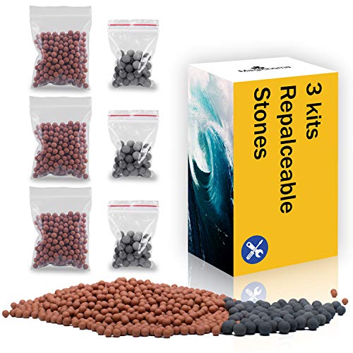 Duschkopf Kalk Filter 3 Kits Für Ionische Filter Infrarot-Mineral-Kugeln (Handbrause Sprühen Ionenfilter) von Magichome