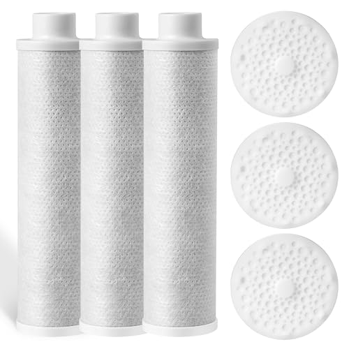 Magichome Duschfilter for Magichome Duschkopf 6Pcs Duschfilter zur Filterung von hartem Wasser Reduziert Restchlor, Schwermetalle und andere Verunreinigungen von Magichome