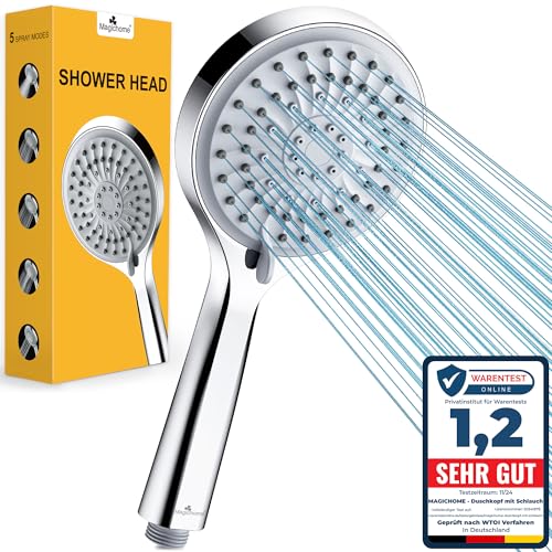 Magichome Duschkopf Wassersparend 5 Strahlarten Hochdruck Duschkopf Handbrause Duschbrause Groß Sparduschkopf Magichome Duschkopf Wassersparend 5 Strahlarten Hochdruck Duschkopf Handbrause Duschbrause Groß Sparduschkopf von Magichome