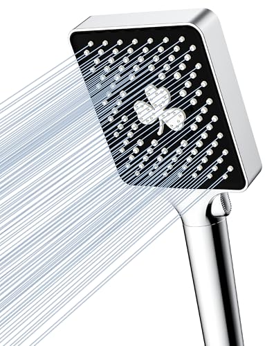 Magichome Duschkopf, Hochdruck Handbrause Duschkopf Groß mit 6 Strahlarten Duschkopf Wassersparend Duschbrause Regendusche,Chrom von Magichome