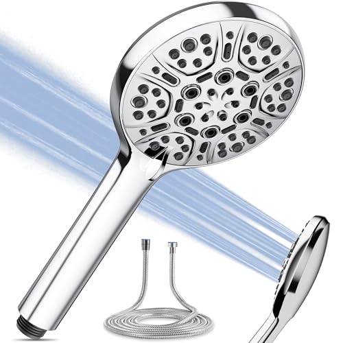 Magichome Pro Hochdruck Duschkopf und Schlauch Set mit 9 Sprühmodi - für niedrigen Wasserdruck, großer leistungsstarker Chrom Duschkopf & einfache Installation Magichome Pro Hochdruck Duschkopf und Schlauch Set mit 9 Sprühmodi - für niedrigen Wasserdruck, großer leistungsstarker Chrom Duschkopf & einfache Installation von Magichome