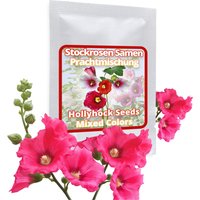 stockrosen 50 Samen - Bunte Mischung Winterhart/Mehrjährig Für Garten, Balkon Oder Terasse Geeignet von MagicofNatureDE
