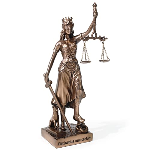 Magicsculp - The Lady Justice Statue – griechische römische Göttin der Gerechtigkeit, 32,8 cm, Museumsqualität von Magicsculp