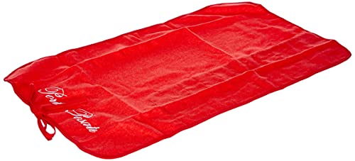 MAGIE DI CASA Besteckhalter aus Stoff, 35 x 62 cm, bestickt – für 12 Bestecke – verpackt zu 1 – Made in Italy (rot) von MAGIE DI CASA