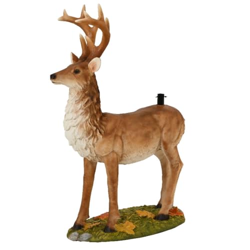 Magie di Natale Weihnachtsbaumständer Rentier aus Polyresin 130 cm von Magie di Natale
