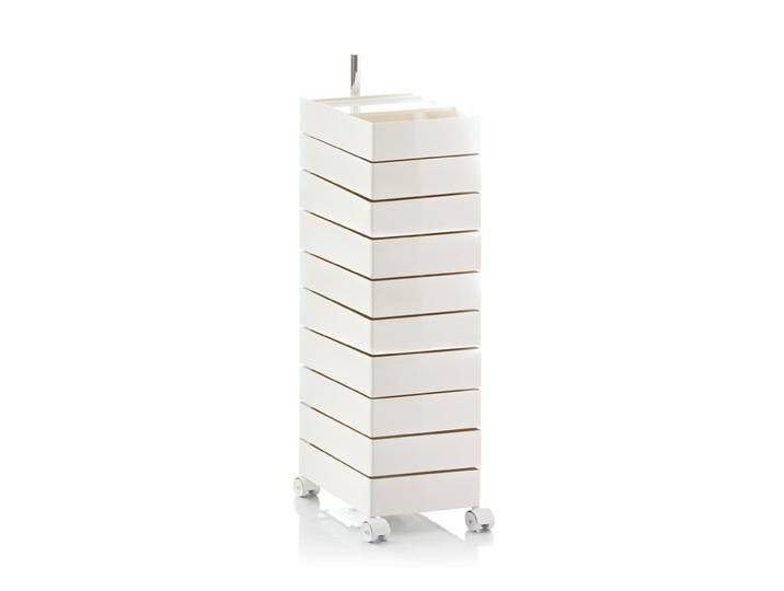 Magis 360° Rollcontainer mit 10 Fächer, weiß von Magis