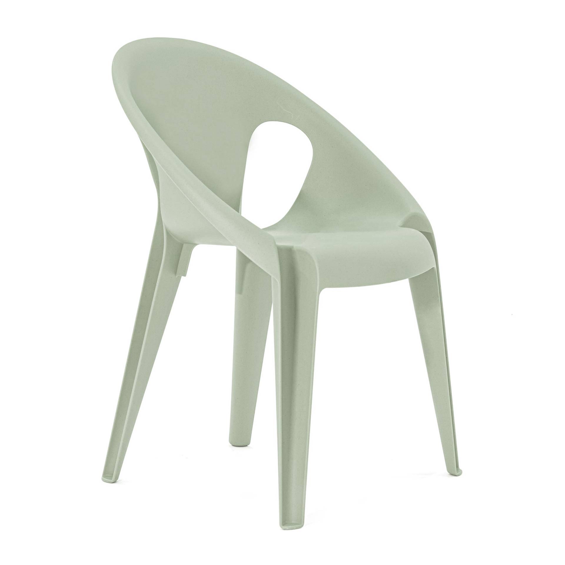Magis - Bell Chair - dawn grün/100% recyceltes Polypropylen/BxTxH 55x53,5x78cm von Magis