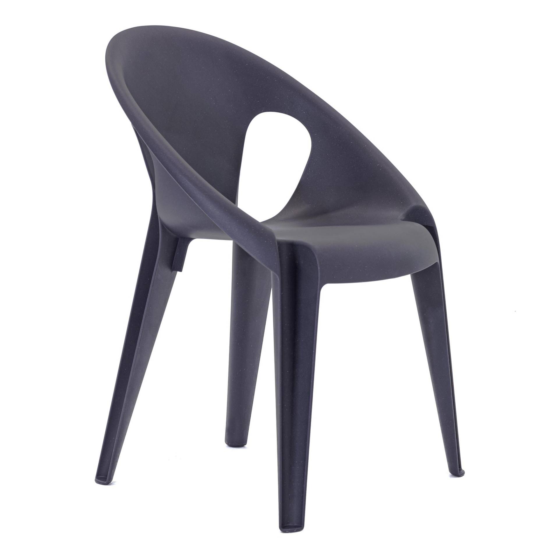 Magis - Bell Chair - midnight dunkelblau/100% recyceltes Polypropylen/BxTxH 55x53,5x78cm von Magis