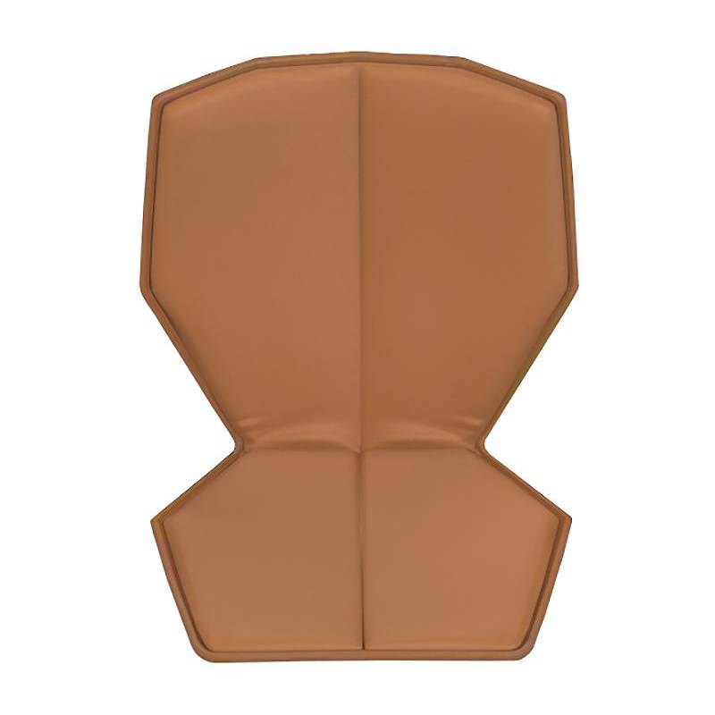 Magis - Chair One Sitz- und Rückenkissen Leder - braun/Leder Magis natur L-0110/LxB 75x41cm/Polyurethanschaum von Magis