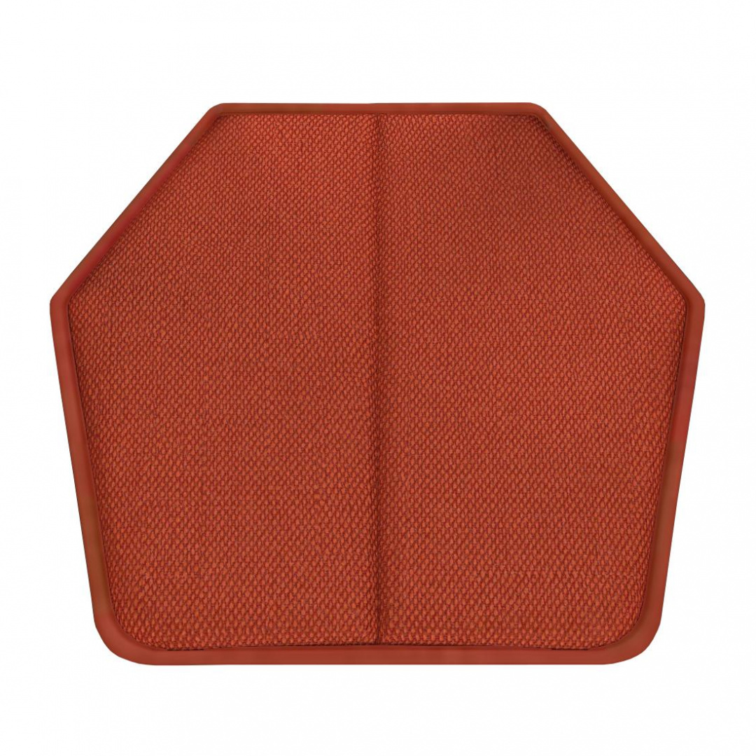 Magis - Chair One Sitzkissen - orange/Stoff Kvadrat Steelcut Trio F-088/LxB 38x37cm/Polyurethanschaum von Magis