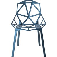 Magis - Chair One Stapelstuhl, blau von Magis