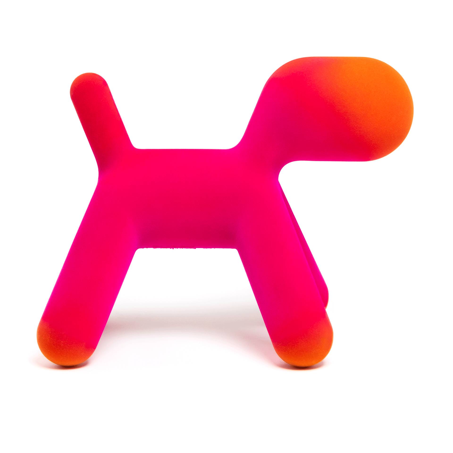 Magis - Puppy Hund S Samt - fuchsia/orange/LxBxH 45x27x37cm von Magis