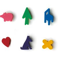 Magis - Magnetset zur Memo Magnettafel (6er-Set) von Magis