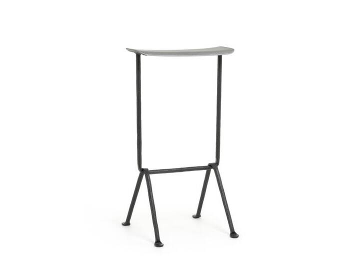 Magis Officina Barhocker, höhe 75 cm, anthrazitgrau / grau von Magis