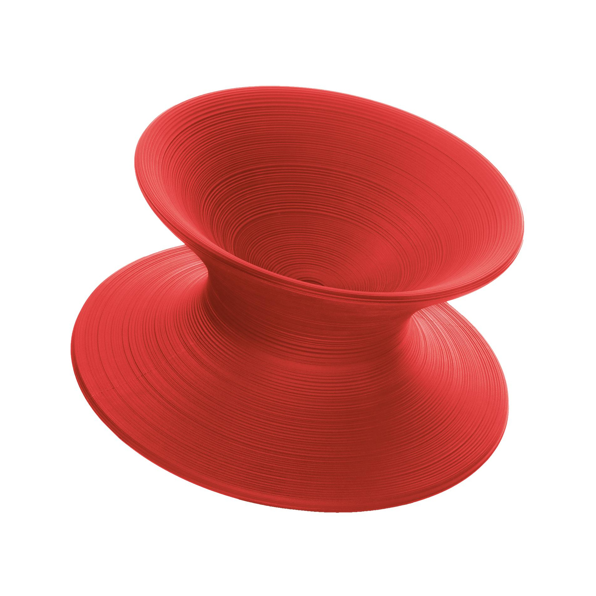 Magis - Spun Hocker - rot/H: 65cm x Ø 91cm von Magis