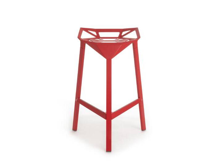 Magis Stool One Barhocker, höhe 67 cm, rot von Magis