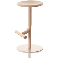 Magis - Tibu Hocker, Stahl beige / PU beige (1712 C) von Magis