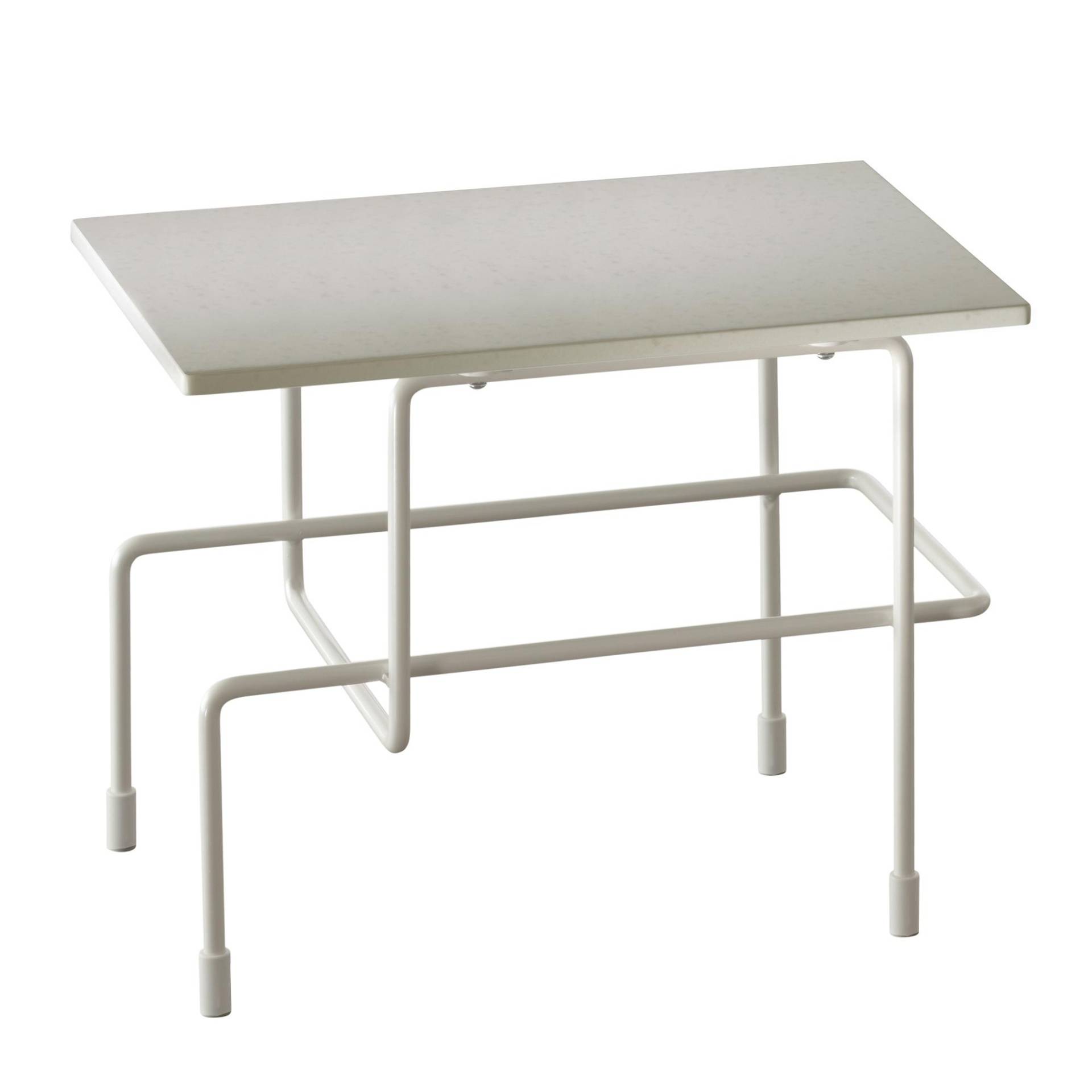 Magis - Traffic Low Table Couchtisch - weiß/TIschplatte Acrylstein 12mm/60x60x35cm von Magis