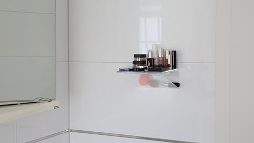 Magische Acryl-Wandablage mit Klebehaken, Transparent, Abnehmbar und Wiederverwendbar von Magische Haken