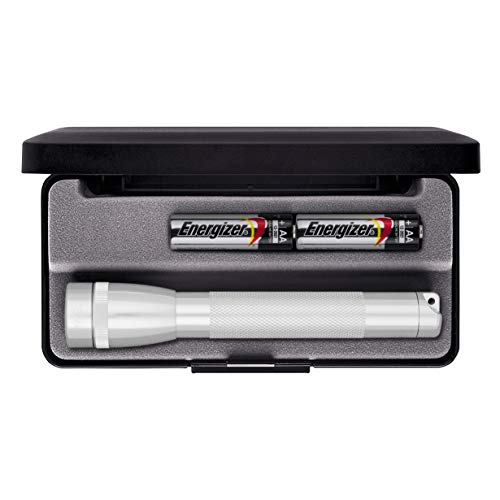 MAGLITE M2A10L Mini Maglite Glühlampe 2AA Taschenlampe silber Präsentationsbox von Maglite