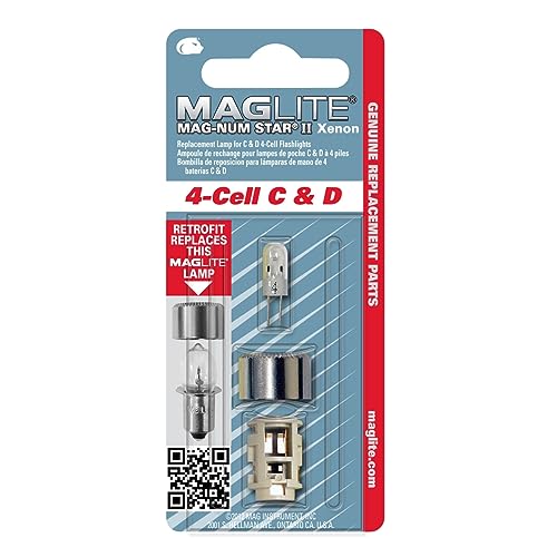 Mag Instrument LMXA401 Magnum Star II Xenon 4 Zellen Ersatz Lampe 12 von Maglite