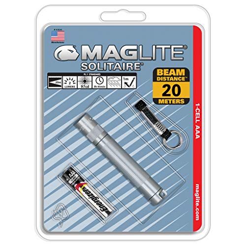 Mag-Lite K3A096 Solitaire Mini-Taschenlampe, titan-grau, 8 cm von Maglite