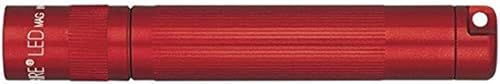 Mag-Lite LED Solitaire bis zu 47 Lumen, 8 cm Mini Taschenlampe, inkl. 1 Micro-Batterie und Schlüsselanhängerschlaufe, rot, SJ3A036 von Maglite