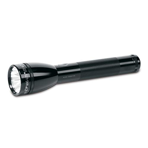 Mag-Lite ML100-S2DX6 2C-Cell LED Stab-Taschenlampe, 137 Lumen, 23,5 cm schwarz mit elektron. Multifunktionsschalter für 5 Modi und 4 Schaltkombis von Maglite