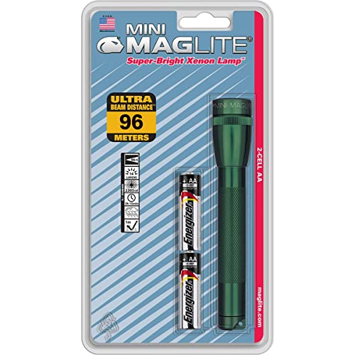 Maglite Blister Mini Mag AA Taschenlampe grün von Maglite