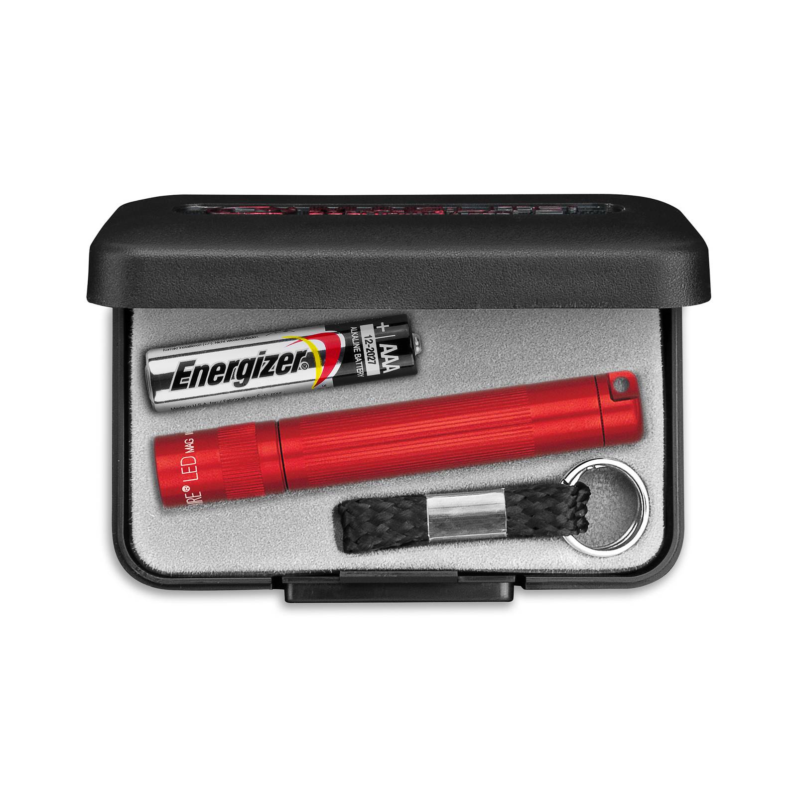 Maglite LED-Taschenlampe Solitaire, 1-Cell AAA, Box, rot von Maglite