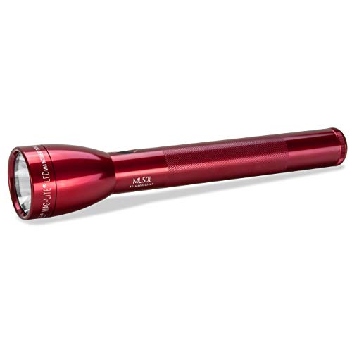 Maglite ML50L LED Taschenlampe 3x C Batterien - Rot von Maglite