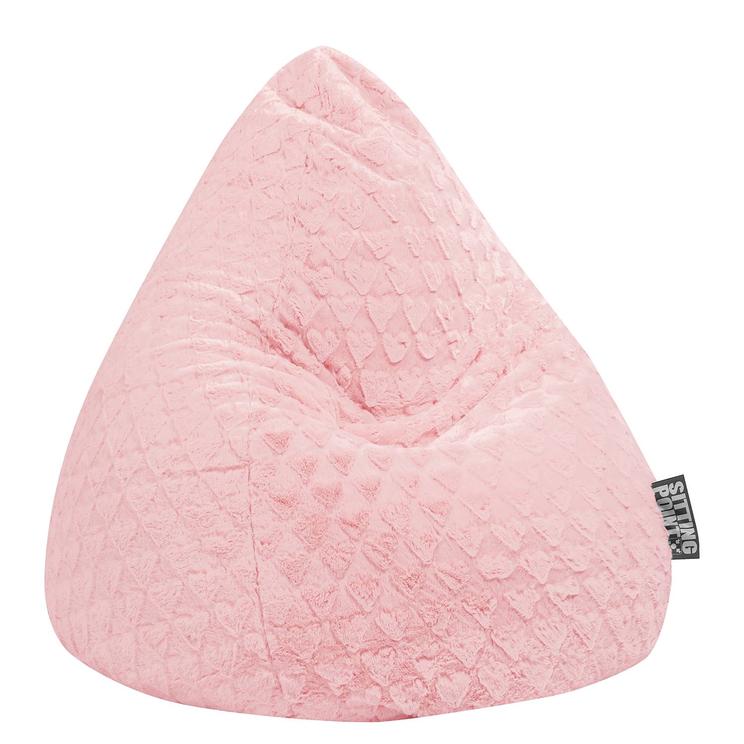 Beanbag Fluffy Hearts L von Magma-Heimtex