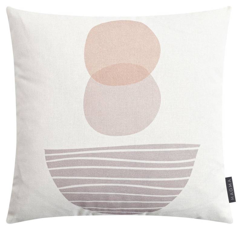 Magma Heimtex Kissenhülle BOHO, Beige, Kreise, Baumwolle, 45 x 45 cm, (1 Stück) von Magma Heimtex