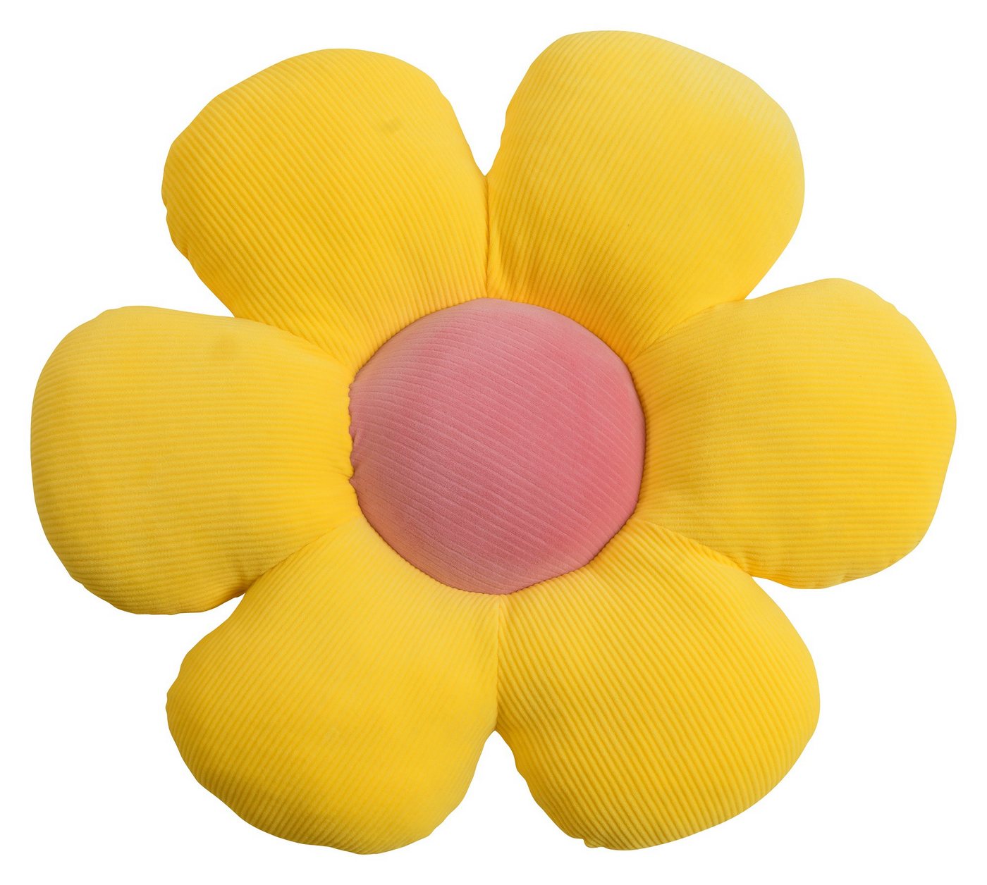 Magma Heimtex Dekokissen Formkissen Blume Minnie Cordsamt, gefüllt frische Farben ⌀ ca. 50 cm Magma Heimtex Dekokissen Formkissen Blume Minnie Cordsamt, gefüllt frische Farben ⌀ ca. 50 cm von Magma Heimtex