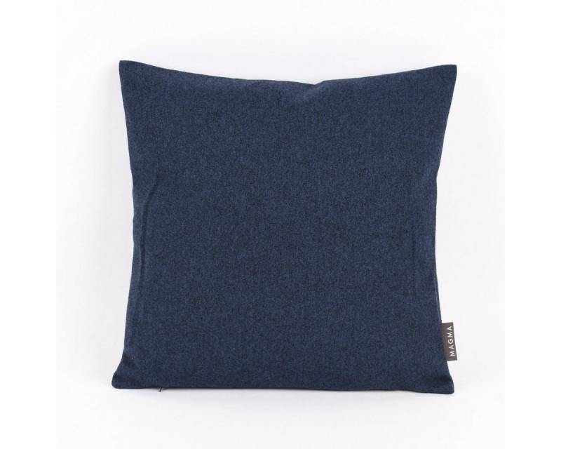 Magma Heimtex Dekokissen Magma Kissenhülle FELT dunkelblau 50x50cm von Magma Heimtex
