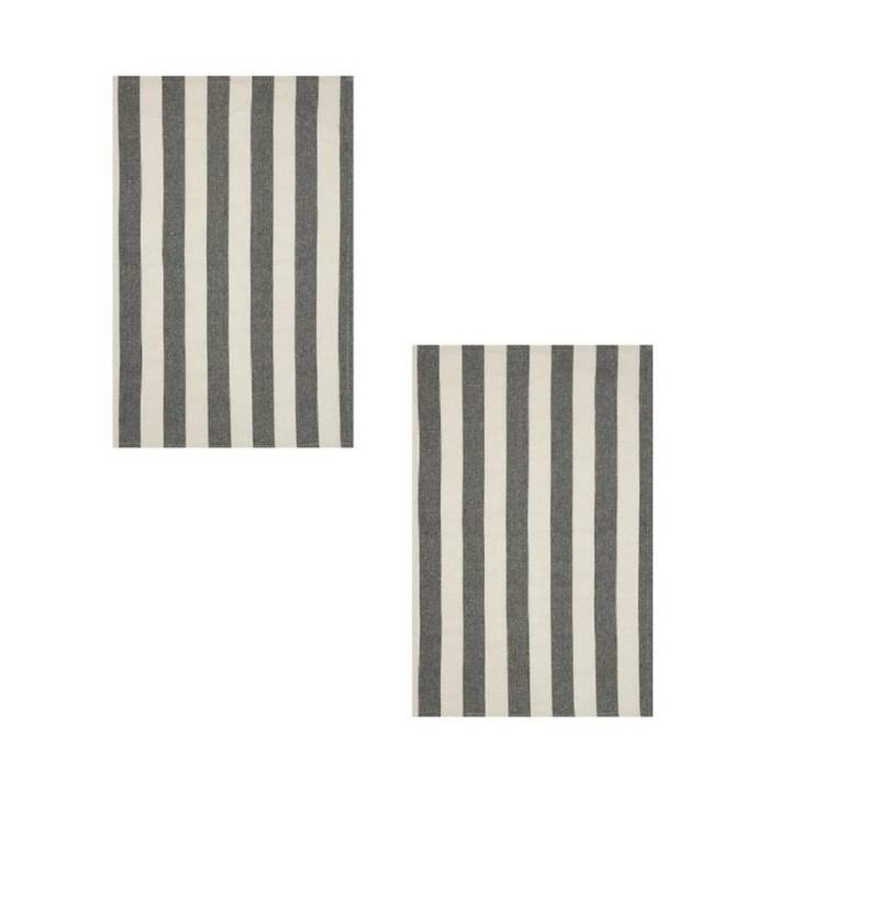 Magma Heimtex Geschirrtuch Zwei Geschirrtücher Vito Streifenlook 45x70cm, (2er Set, 2-tlg., 2 x Geschirrtücher), saugfähige Baumwolle von Magma Heimtex