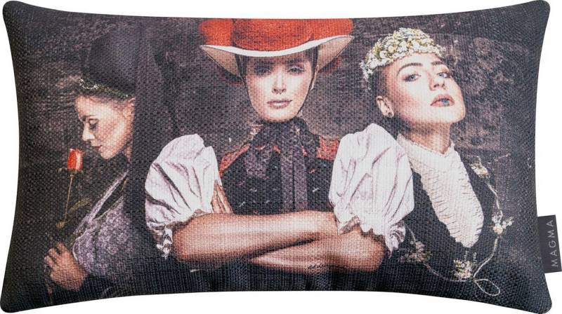 Magma Heimtex Kissenhülle Artwood Digitaldruck Verschiedene Motive Schwarzwald, (1 Stück), Vorderseite typisches Schwarzwald Motiv - Rückseite einfarbig samtig von Magma Heimtex