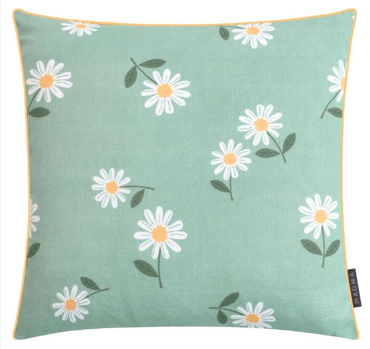 Magma Heimtex Kissenhülle BLÜMCHEN ca. 45x45cm in Farbe grün Magma Heimtex Kissenhülle BLÜMCHEN ca. 45x45cm in Farbe grün von Magma Heimtex